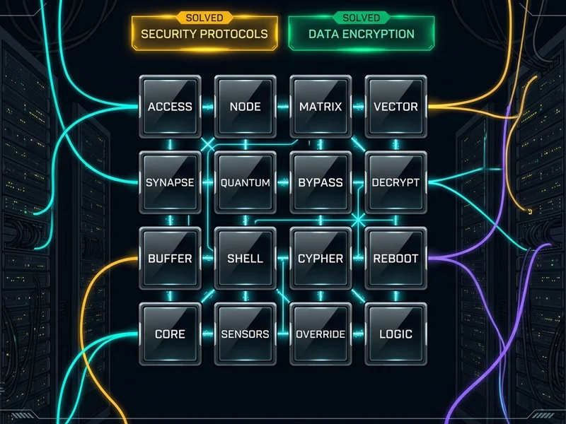 Juego Diario de Agrupar Palabras Online · Synapse Vault: Desencriptación Neural Subterránea